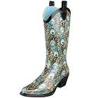 dav Women's Western Cowboy Safari Rubber Cowboy Boot