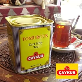 【クリックで詳細表示】トルコ・チャイ CAYKUR社 アールグレイ125g缶