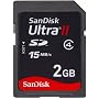SanDisk UltraII SD�J�[�h 2GB �]�����x15MB/Sec SDSDH-002G-J61