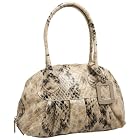 High Fashion Python Printed Mini Kelly Satchel