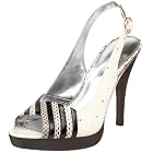 Calvin Klein Dana Peeptoe Platform Slingback