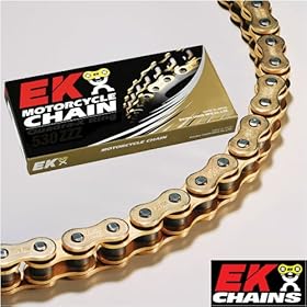 【クリックで詳細表示】江沼チェーン：レース用SXリング シールチェーン 520 RXO/SM (GP GP) 110SKJ / カラー：ゴールド / サイズ：110L