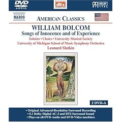 William Bolcom: Songs of Innocence and of Experience [DVD Audio]