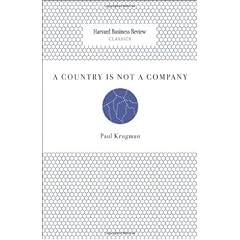 A Country Is Not a Company (Harvard Business Review Classics)