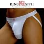 King Style�ԃ|�P�b�g�t �s���p���c �u���[�t(�����) (�z���C�g L�T�C�Y)N-A10-W-L