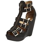 Cynthia Vincent Women's Luella Zip Front Gladiator Wedge