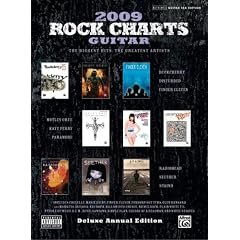 【クリックで詳細表示】Rock Charts Guitar 2009， the Biggest Hits， The Greatest Artists： Authentic Guitar Tab： Alfred Publishing Staff： 洋書