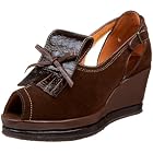 Re-Mix Women's Kiltie Peep-Toe Wedge
