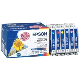 EPSON Colorio �����C���N�J�[�g���b�W 32�V���[�Y (�p�b�P�[�W�ʐ^ �Ђ܂��)