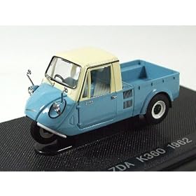 【クリックで詳細表示】EBRRO 1/43 マツダ K360 3輪トラック 1962 ライトブルー (44008)