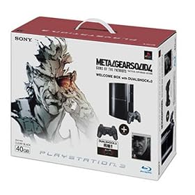 PLAYSTATION 3(40GB) ���^���M�A �\���b�h 4  �K���Y�E�I�u�E�U�E�p�g���I�b�g WELCOME BOX with DUALSHOCK 3 �N���A�u���b�N