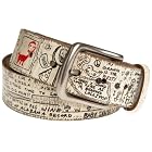 Leather Island Casey & Cammeron Stoned Belt