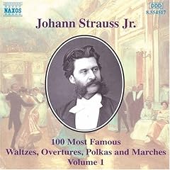 【クリックで詳細表示】100 Famous Waltzes Overtures Polkas ＆ Marches 1 [Import]