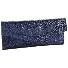 Jessica McClintock Sparkles V-Flap Clutch