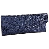Jessica McClintock Sparkles V-Flap Clutch