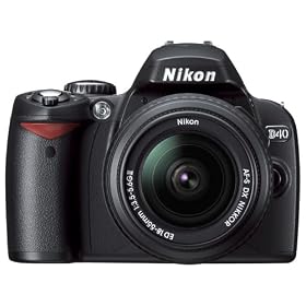 Nikon �f�W�^����჌�t�J���� D40 �_�u���Y�[���L�b�g �u���b�N D40BWZ