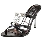 Pleaser Women's Jewel-05 Crisscross Slide Sandal
