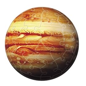 【クリックで詳細表示】3D球体パズル 60ピース 木星儀 -THE JUPITER- (直径約7.6cm)