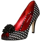 daniblack Women's Rosalina Peep Toe Pump