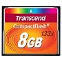 Transcend 8GB CF CARD (133X�A TYPE I ) TS8GCF133