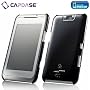 CAPDASE docomo T-01A / SoftBank X02T / Toshiba TG01 Karapace Protective Case with ScreenGuard, Polishe Black 2nd Edition �v���e�N�e�B�u �n�[�h���A�J�o�[ �i�N���X�^���E�N���A�[ �t���ی�V�[�g �t���j �|���b�V���E�u���b�N ���ǔ� KPTBTG01-0101