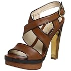 L.A.M.B. Women's Gypsy Metal Heel Platform Pump