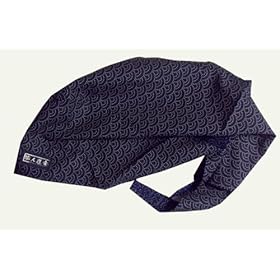 【クリックで詳細表示】職人道楽 バンダナキャップ深型 D＃3-5青海波