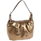 Calvin Klein Snake Embossed Pleated Hobo