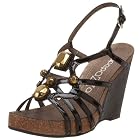 Apepazza Morgana Embellished Footbed Wedge