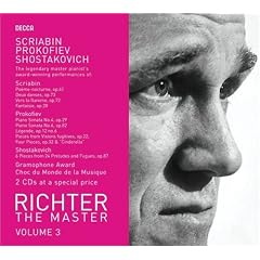 Richter the Master, Vol. 3: Scriabin, Prokofiev, Shostakovich