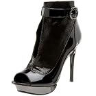 Velvet Angels Women's Impavida Peep Toe Platform Boot