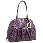 High Fashion Python Printed Large Kelly Satchel