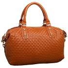 Melie Bianco Woven Duffle