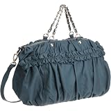 [カシュカシュ] フリルギャザー洗い合皮2WAYバッグ