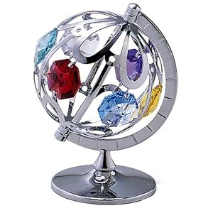 【クリックで詳細表示】CRYSTOCRAFT 地球儀 850-600