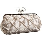 SONDRA ROBERTS NEW YORK Versailles Satin Clutch