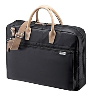 【クリックでお店のこの商品のページへ】SANWA SUPPLY BAG-CA1BK カジュアルPCバッグ ブラック