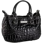 BCBGeneration Small Embossed Fabric Convertible Satchel