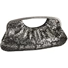 Whiting & Davis Lotus Cut-Out Handle Clutch