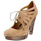 Chinese Laundry Kopin Kid Suede Lace Up Platform Pump