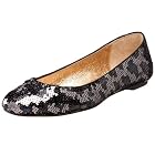 ALL BLACK Multi- Sequin Animal Print Flat