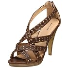 Miss Me Women's Becka-1 Open Toe Studded Pump