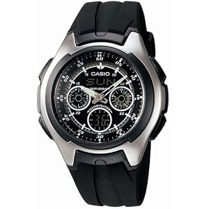 CASIO (�J�V�I) �r���v �X�^���_�[�h�E�H�b�` AQ-163W-1B1JF �����Y