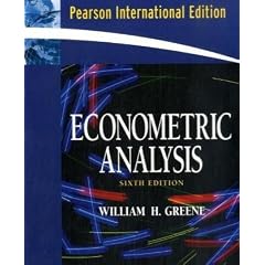 Econometric Analysis (6th Edition)