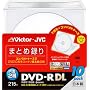 Victor �Ж�2�wDVD-R�^��p 8�{�� �z���C�g�v�����^�u��10�� �R���p�N�g�P�[�X���� VD-R215PC10