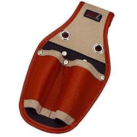 【クリックで詳細表示】スリーエル(THREE L) ツールケース 2丁差し ブラウン SW-002 BR