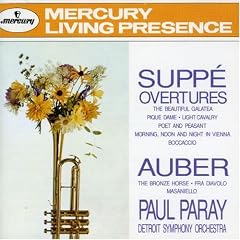 Franz Supp: Overtures to The Beautiful Galatea, Pique Dame, Light Cavalry, Poet and Peasant, etc.