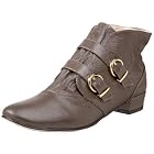 ALL BLACK Double Belt Ankle Bootie
