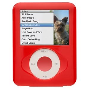 Pleiades Biscuits for iPod nano 3G/Ruby Red SE-BS-RD
