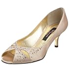 Nina Chrys Peep-Toe Pump